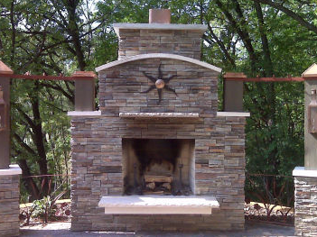 Outdoor Fireplace Patio MN